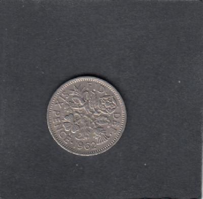 Beschrijving: 6 Pence  ELIZABETH II  